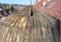 Dachkuppe vorher